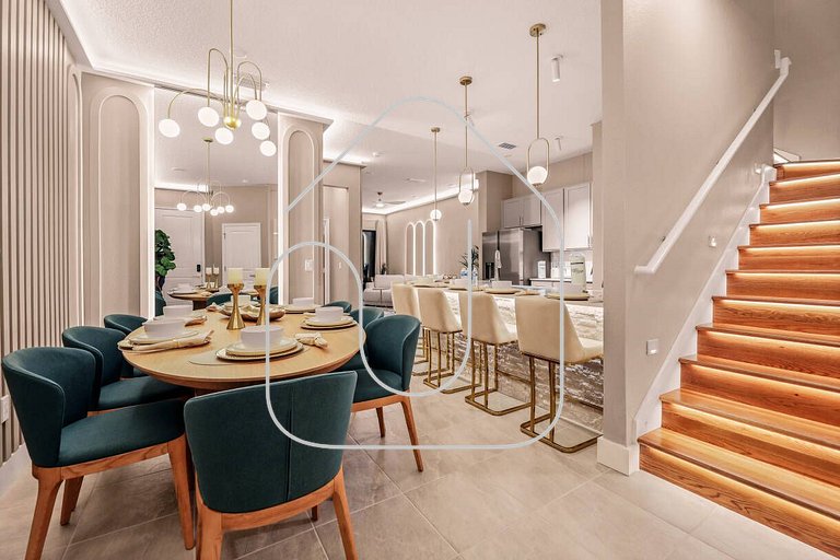 Modern 5BR Villa w/ Pool – 15 min to Disney