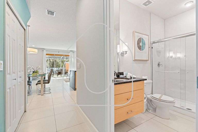 Linda casa com 3 hab y piscina privativa