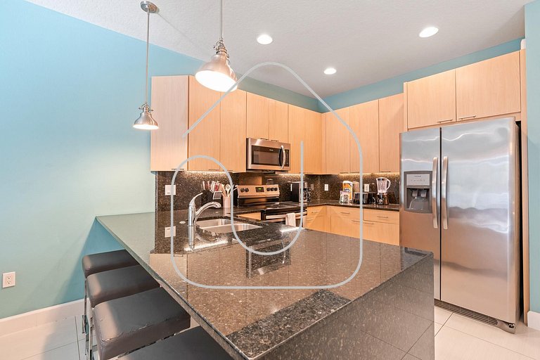 Amazing 3BDR with private pool - 1605