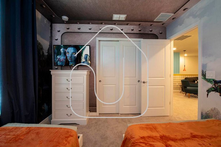 Casa 5Q em Resort c/ Piscina - Perto da Disney