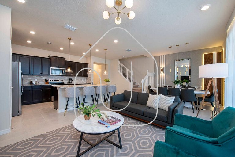 5BR Resort Townhome w/ Pool near Disney