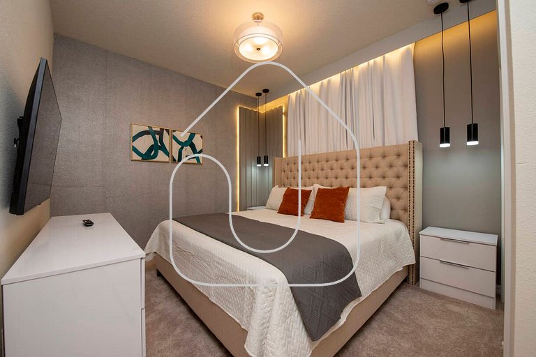 Casa 5Q em Resort c/ Piscina - Perto da Disney