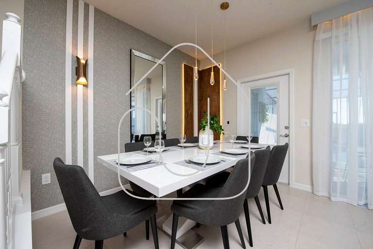 Casa 5Q em Resort c/ Piscina - Perto da Disney