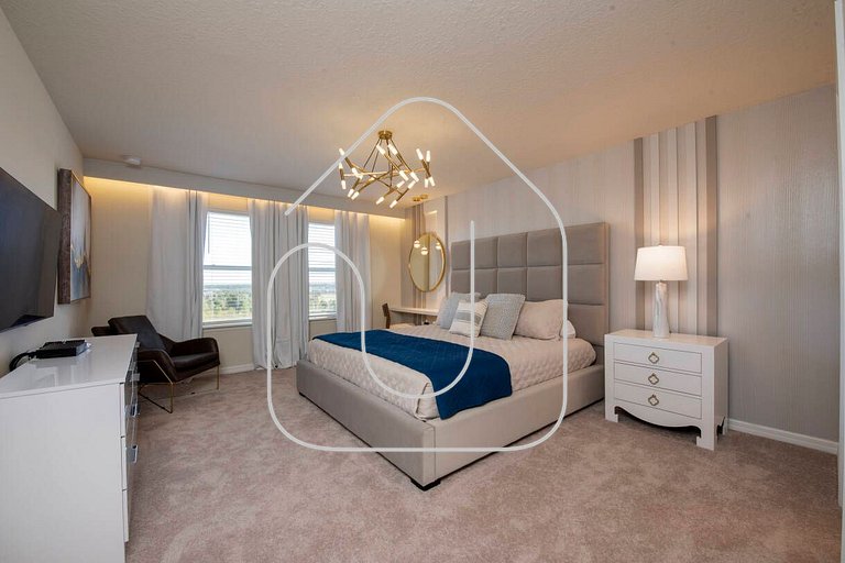 Casa 5Q em Resort c/ Piscina - Perto da Disney