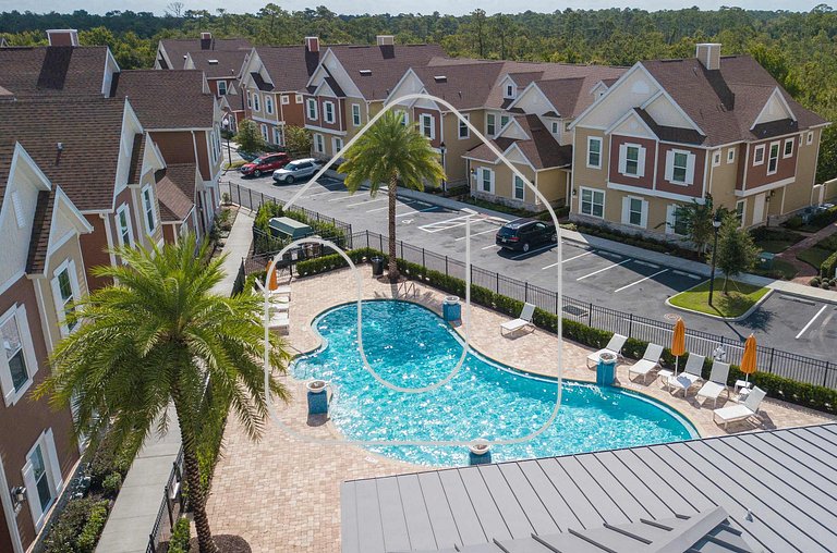 Townhome 3Q no Summerville com Quarto Temático