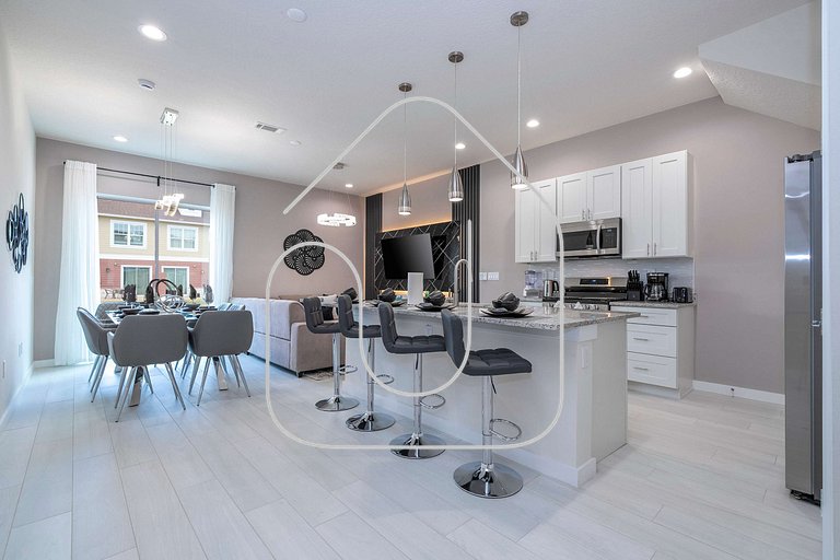 Townhome 3Q no Summerville com Quarto Temático