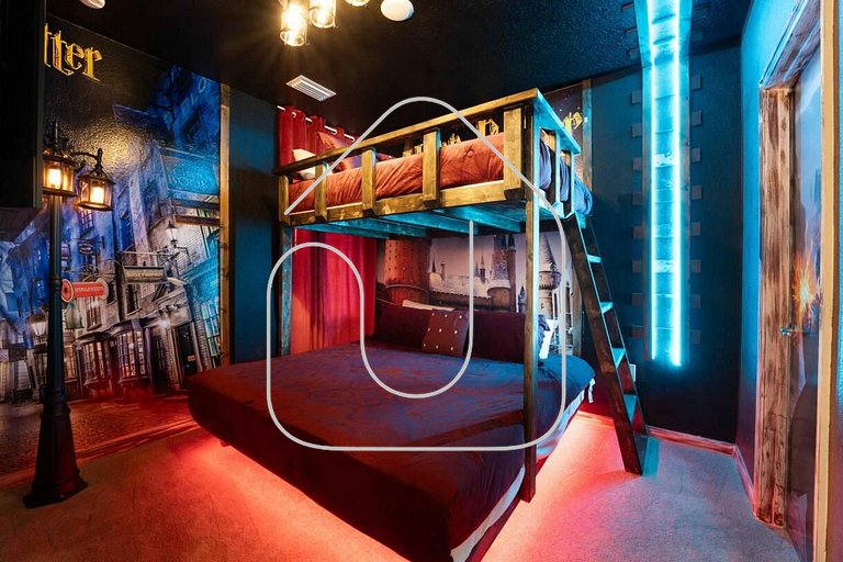 Paradiso Grande 5Q c Piscina e Quartos Temáticos