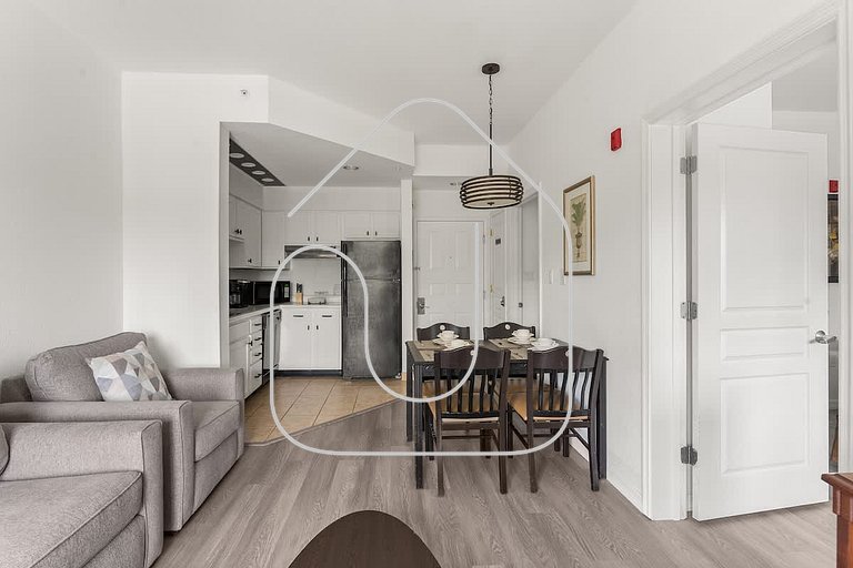 Pool View Suite – Near Disney, 1BR Comfort