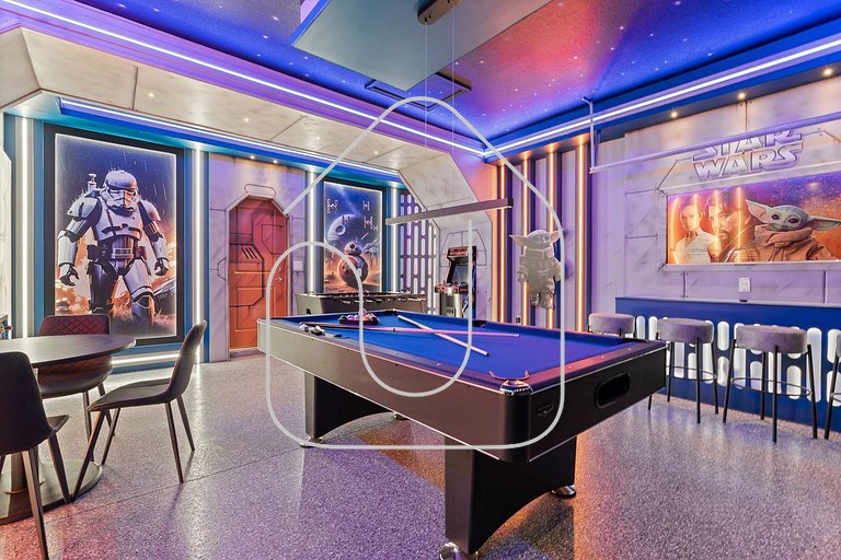 Vila Luxuosa 5 Quartos com Piscina e Lazer