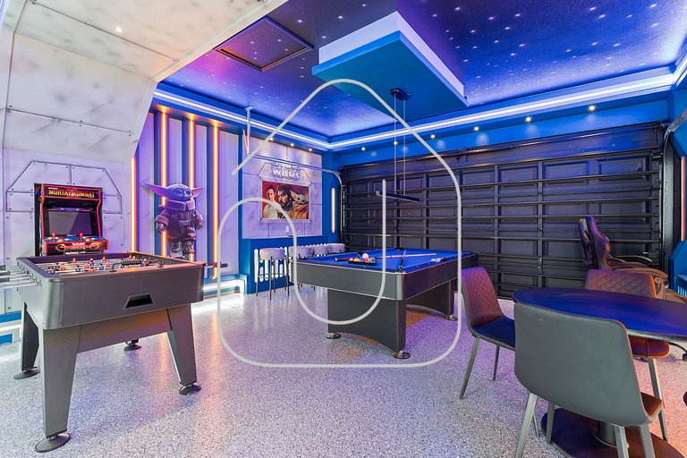 Vila Luxuosa 5 Quartos com Piscina e Lazer