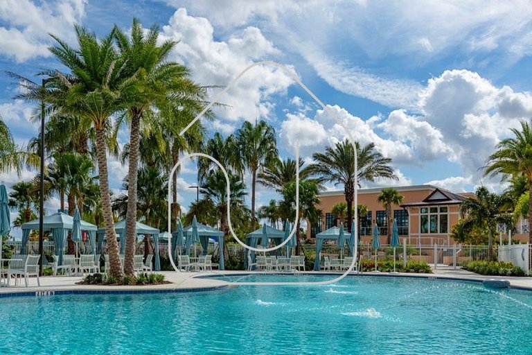 Casa 5Q c/ Piscina em Solara — Perto da Disney