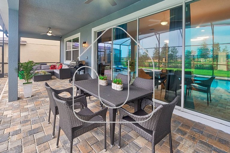 5BR Pool Home Solara Resort — Near Disney