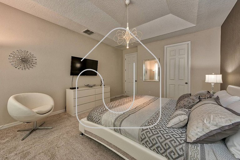 Casa 5Q c/ Piscina em Solara — Perto da Disney