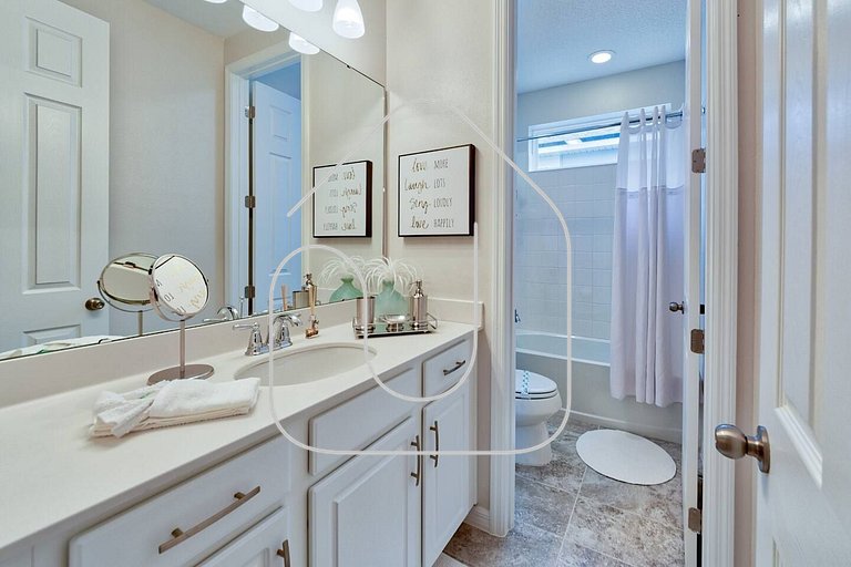 Casa 5Q c/ Piscina em Solara — Perto da Disney