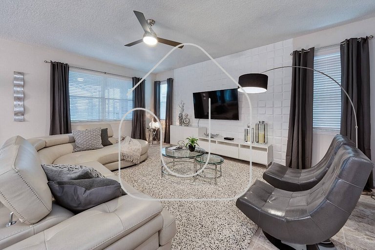 Casa 5Q c/ Piscina em Solara — Perto da Disney