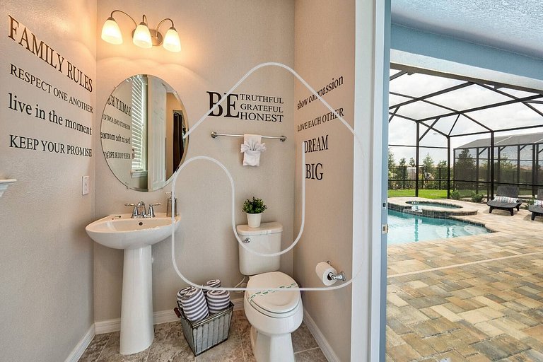 Casa 5Q c/ Piscina em Solara — Perto da Disney