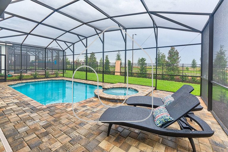 Casa 5Q c/ Piscina em Solara — Perto da Disney