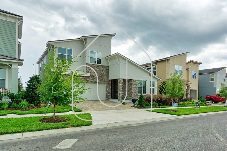 Casa 5Q c/ Piscina em Solara — Perto da Disney