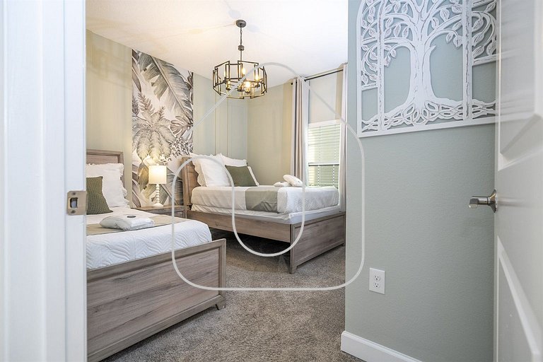 Townhome 5Q c/ Piscina – 8mi da Disney