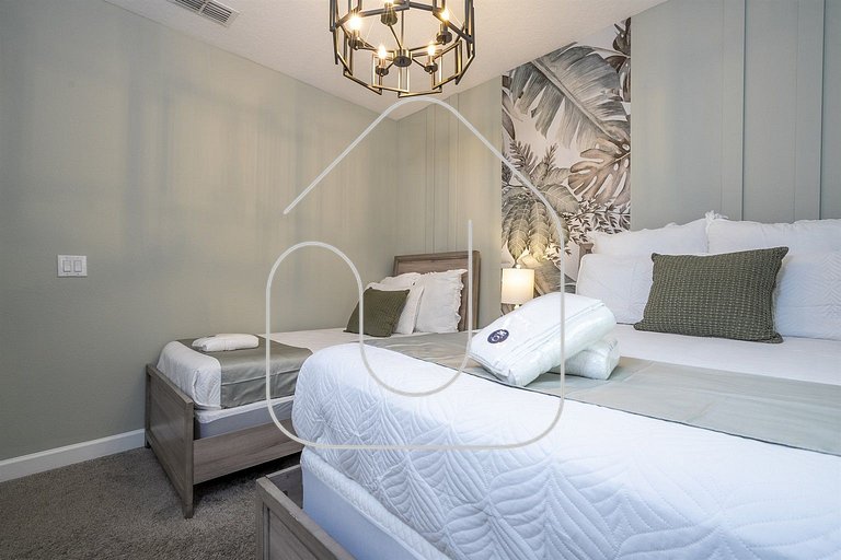 Townhome 5Q c/ Piscina – 8mi da Disney