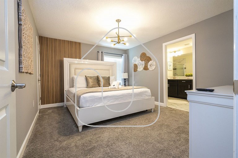 Townhome 5Q c/ Piscina – 8mi da Disney