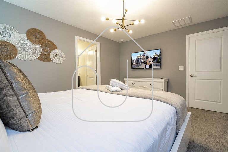 Townhome 5Q c/ Piscina – 8mi da Disney