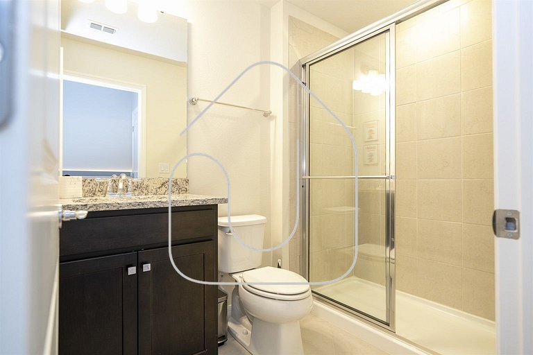 Casa 5Q Windsor Cay com Piscina e Game Loft