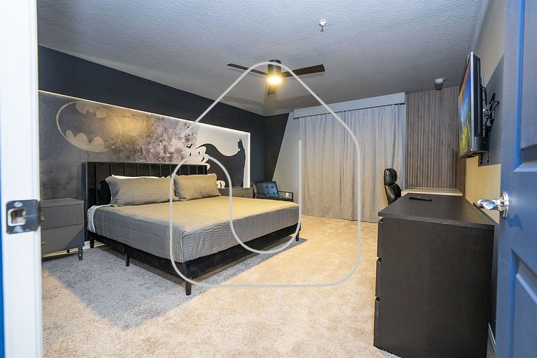 Casa 5Q Windsor Cay com Piscina e Game Loft