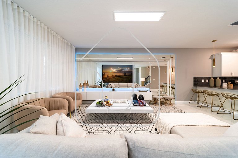 Storey Lake 9BR Home w/ Pool & Epic Game Room