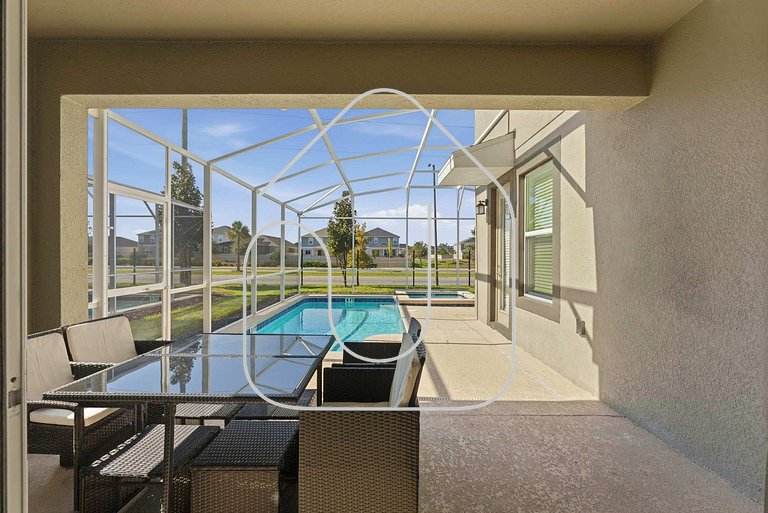 Casa 5Q em Resort c/ Piscina Perto da Disney