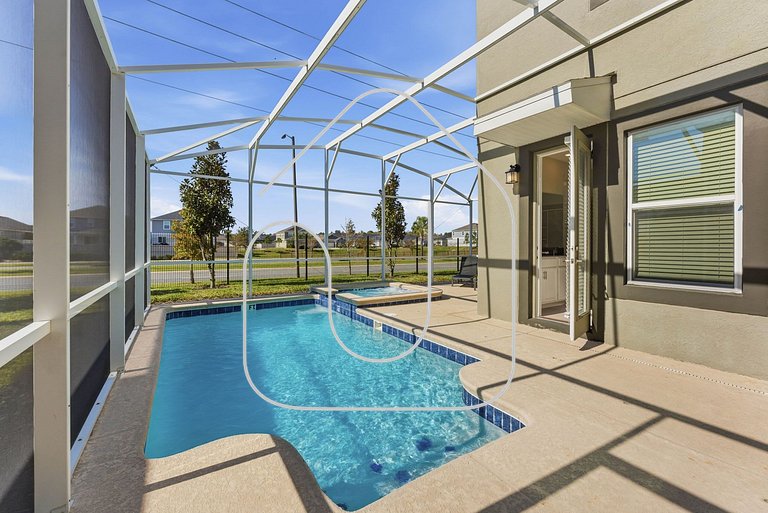 Casa 5Q em Resort c/ Piscina Perto da Disney