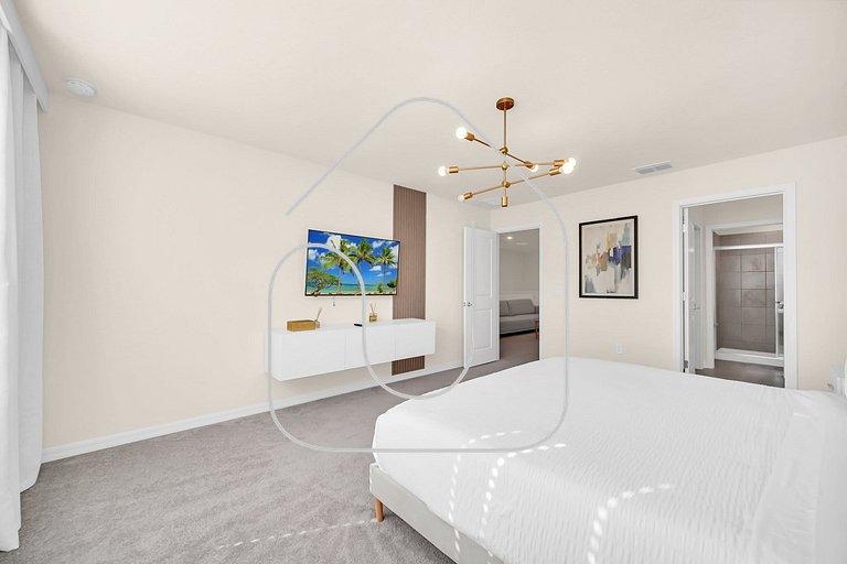 Modern 5BR Home w/ Pool at Windsor Island