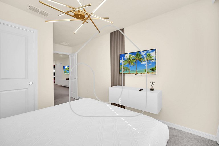 Casa Moderna 5Q c/ Piscina no Windsor Island