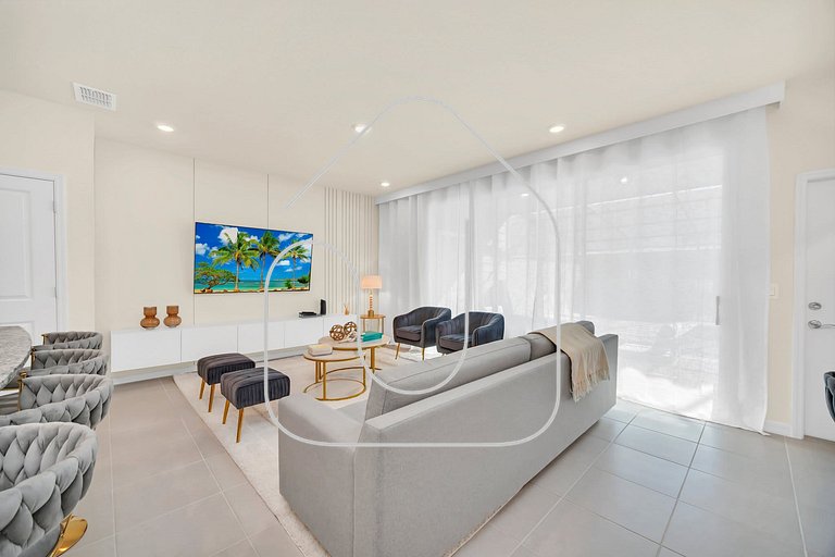 Casa Moderna 5Q c/ Piscina no Windsor Island