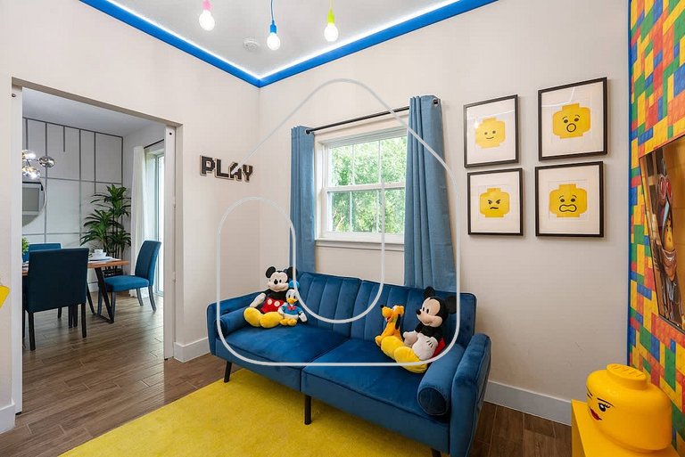 Townhouse 4Q Renovada c/ Game Room Disney