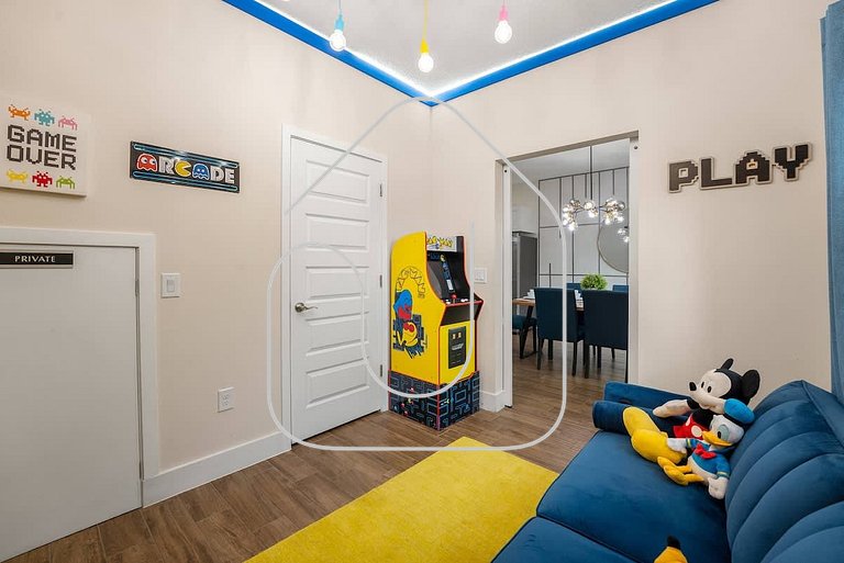 Townhouse 4Q Renovada c/ Game Room Disney