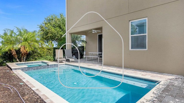 Vila 7Q Temática c/ Piscina – 6mi Disney