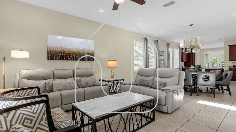 Vila 7Q Temática c/ Piscina – 6mi Disney
