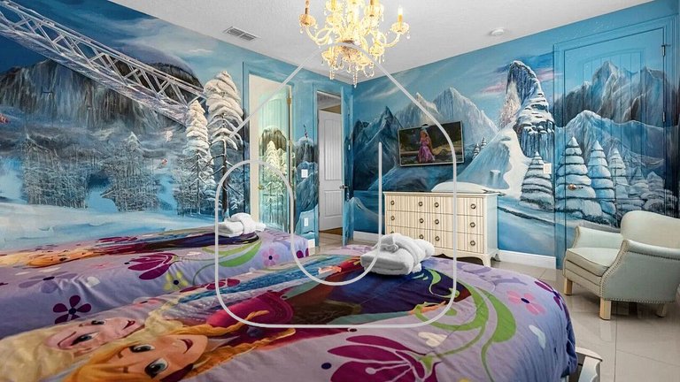 Vila 7Q Temática c/ Piscina – 6mi Disney