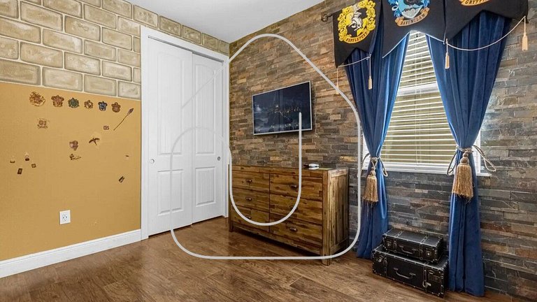 Vila 7Q Temática c/ Piscina – 6mi Disney
