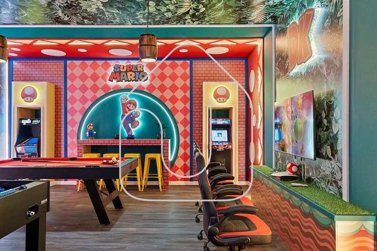 Mansão 8Q c/ Piscina e Game Room – Windsor Cay