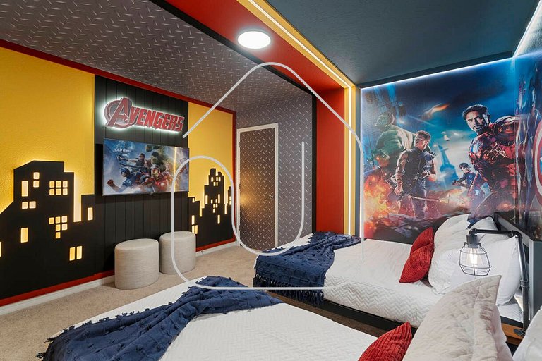 Mansão 8Q c/ Piscina e Game Room – Windsor Cay