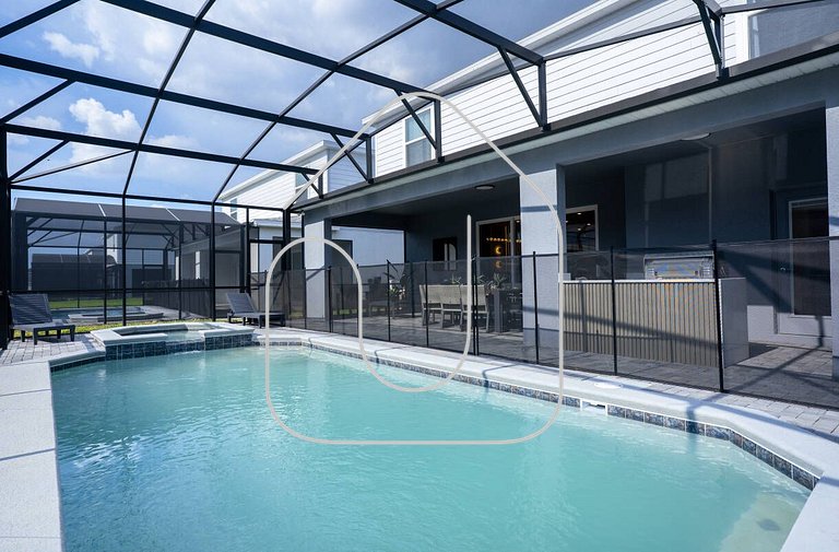 Mansão 10Q Temática c/ Piscina – Windsor Cay