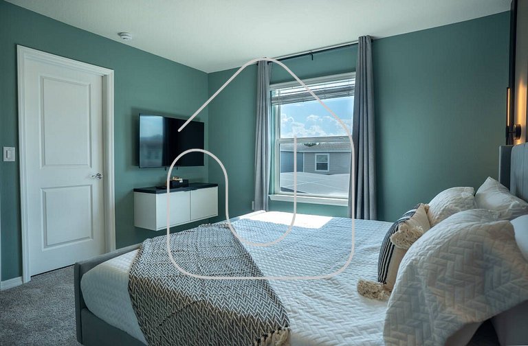 Mansão 10Q Temática c/ Piscina – Windsor Cay