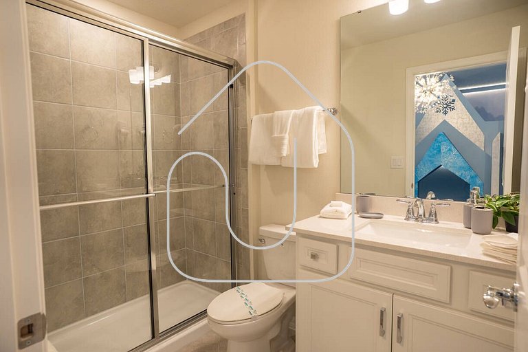 Mansão 10Q Temática c/ Piscina – Windsor Cay