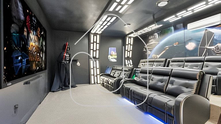 Mansão 10Q c/ Cinema Star Wars e Game Room