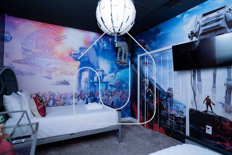 Casa 6Q c/ Piscina, Cinema e Game Room