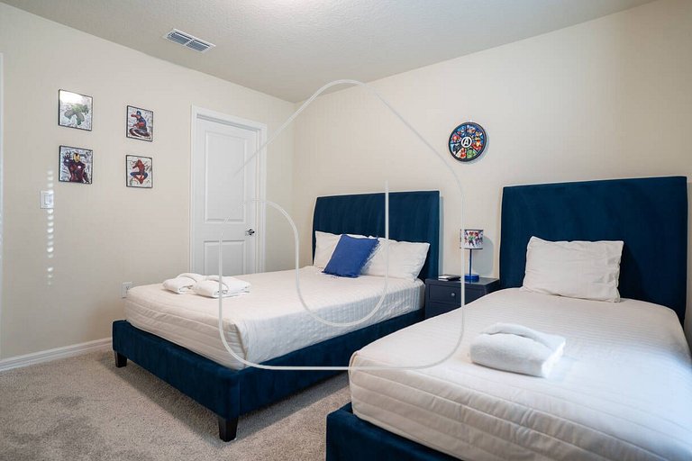 Casa 6Q c/ Piscina no Windsor Cay Disney