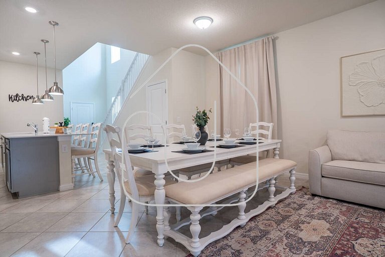 Casa 6Q c/ Piscina no Windsor Cay Disney