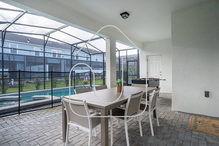 Casa 6Q c/ Piscina no Windsor Cay Disney